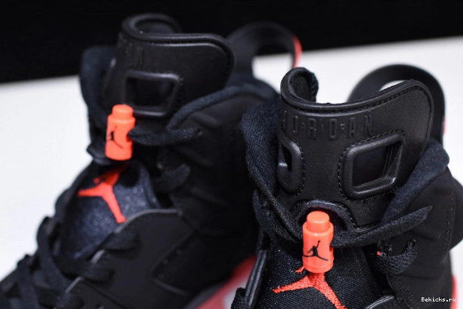 Rep BK jordan retro air 6 black 384664-060 infrared 1105